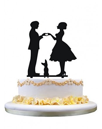 Rustic Wedding Cake Topper Bride And Groom Cake Topper With A