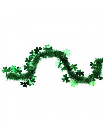 Northlight Patricks Shamrock Tinsel Garland