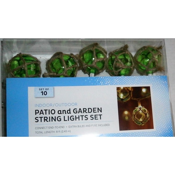 Nautical Green Float Garden String