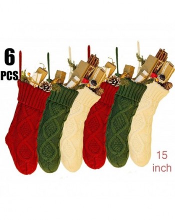 NIGHT GRING Christmas Stockings Woven Decorations