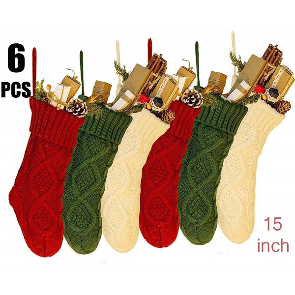 NIGHT GRING Christmas Stockings Woven Decorations
