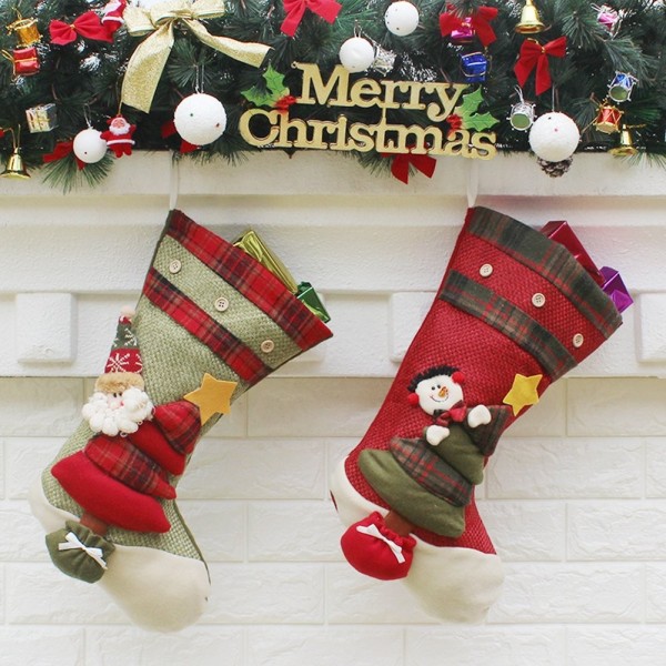 YAMUDA Lively Christmas Stockings Snowman