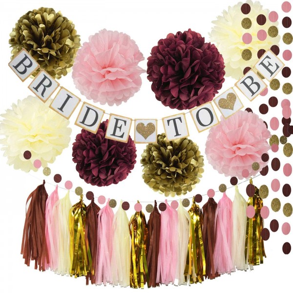 Qians Party Decorations Burgundy Bachelorette Qians Party Decorations Burgundy Bachelorette
