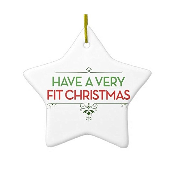 Christmas Ornaments Fitness Motivation Ornament