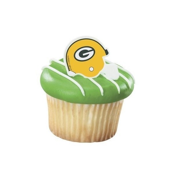 Green Packers Football Helmet Cupcake