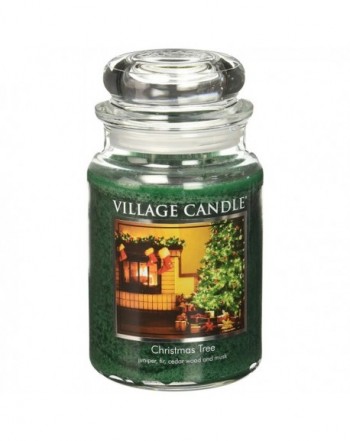 Village Candle Christmas Glass Scented