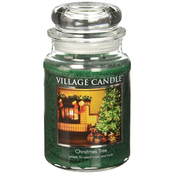 Village Candle Christmas Glass Scented