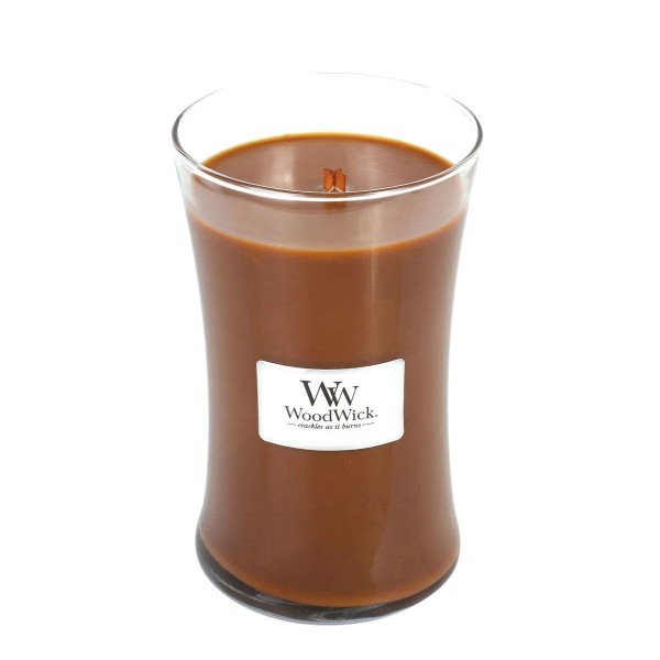 Toddy WoodWick Glass Scented Candle