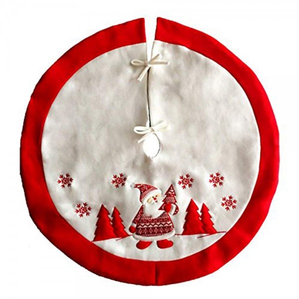 TINGOR Christmas Decorations Embroidery Skirts