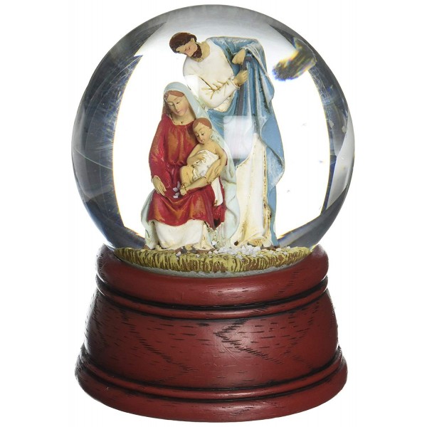 Josephs Studio Holy Family glitterdome