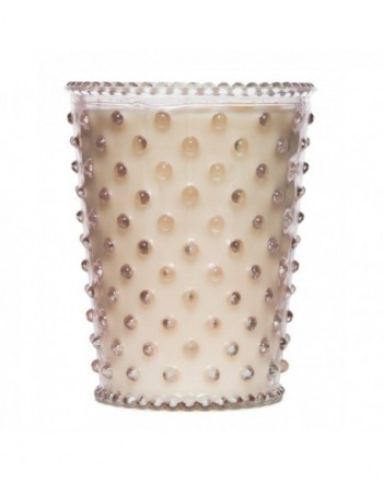 Simpatico Honeysuckle Hobnail Glass Candle