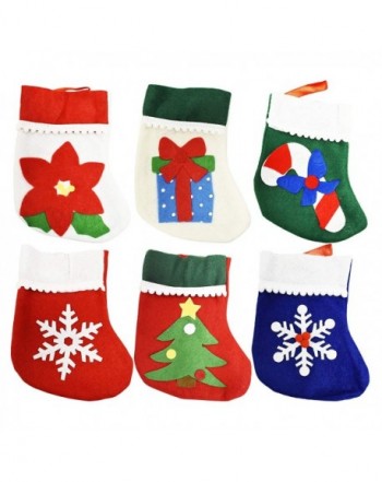 Christmas Icon Themed Embroidered Stockings