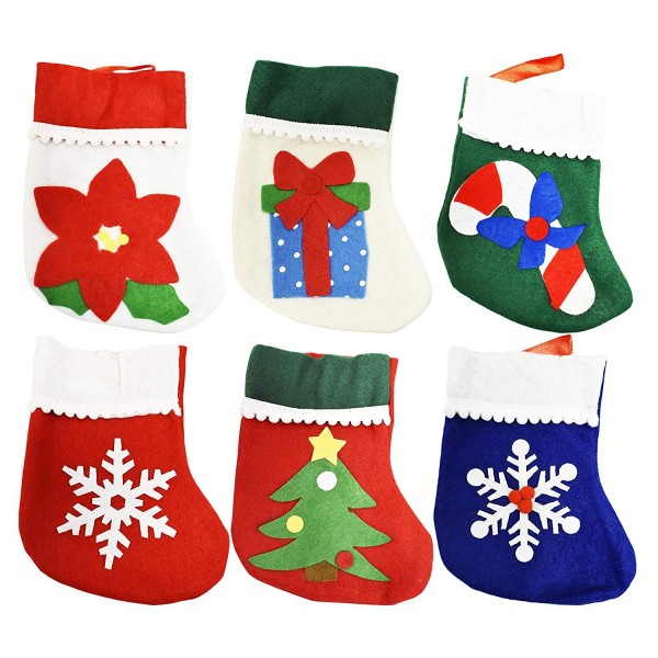 Christmas Icon Themed Embroidered Stockings