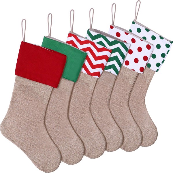 SATINIOR Christmas Stockings Decorative Stocking