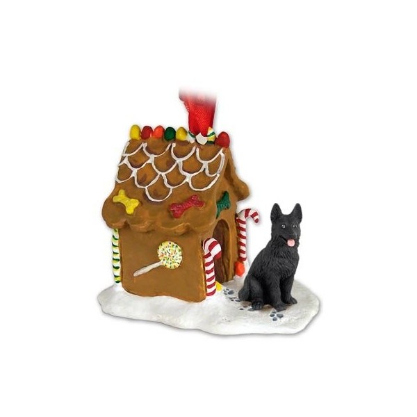 German Shepherd Gingerbread Christmas Ornament