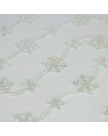 Choice Iridescent Snowflake Christmas Garland