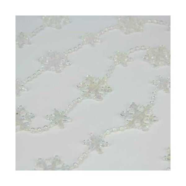 Choice Iridescent Snowflake Christmas Garland