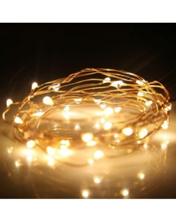 String Lights - 12 Pack Micro 30 LEDs Super Bright Copper Wire Lights ...