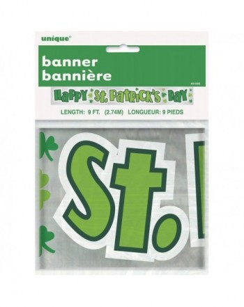 Foil Shamrock Saint Patricks Banner