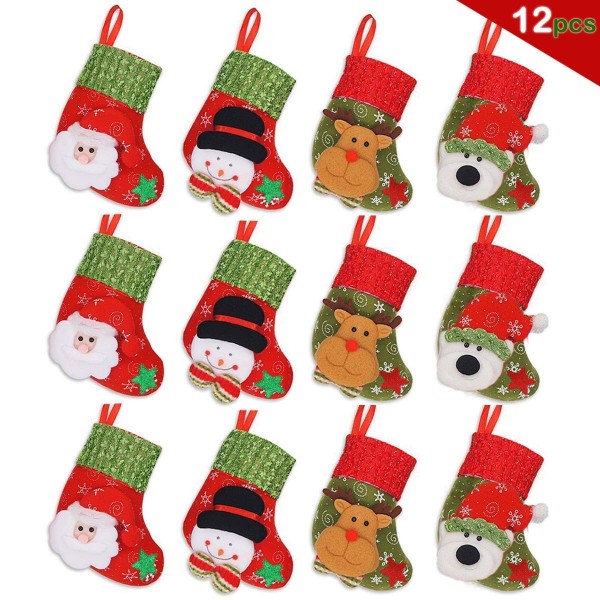 Christmas Stocking Decorative Stockings Silverware