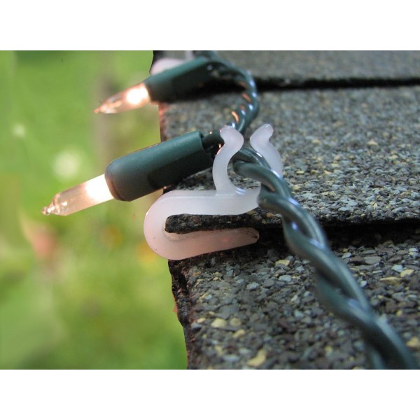 Christmas Light Clips for Hanging Lights on Shingles or Gutters CZ12NSL8KTU
