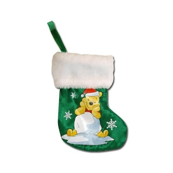 Pooh Mini Satin Christmas Stocking