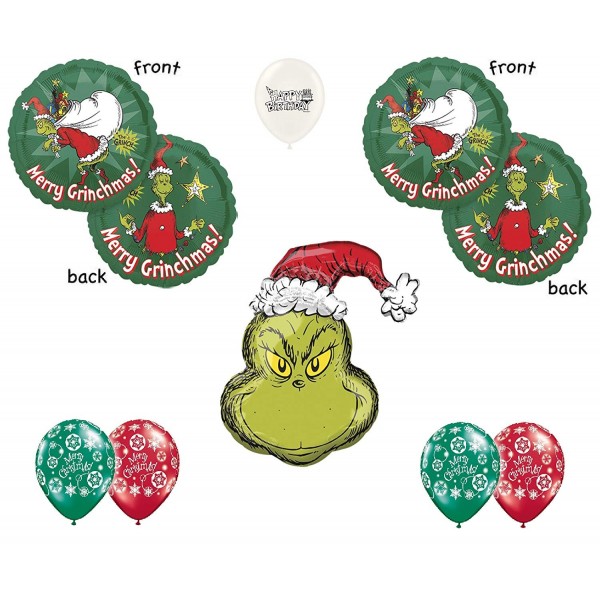 Grinch Christmas Decoration Balloon Bouquet Grinch Christmas Decoration Balloon Bouquet