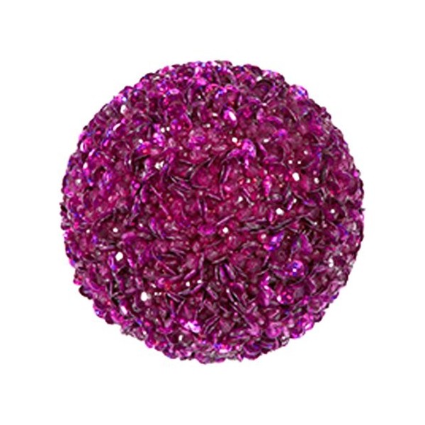 Vickerman Fuchsia Sequined Christmas Ornament