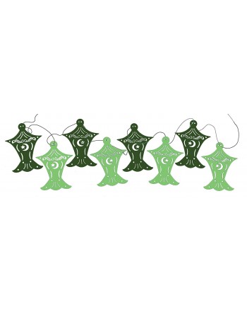 Ramadan Decorative 10 Lantern Garland