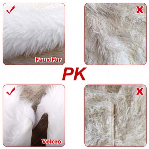 christmas tree skirt plush white