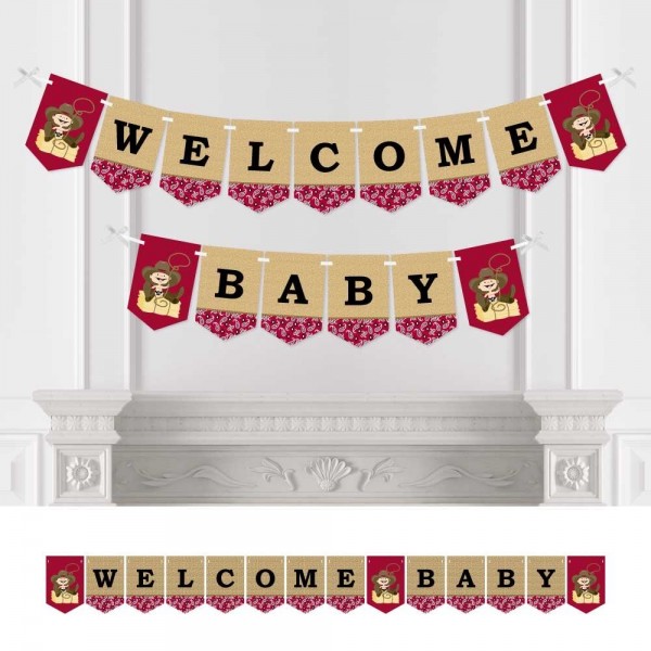 Little Cowboy Bunting Western Decorations Little Cowboy Bunting Western Decorations