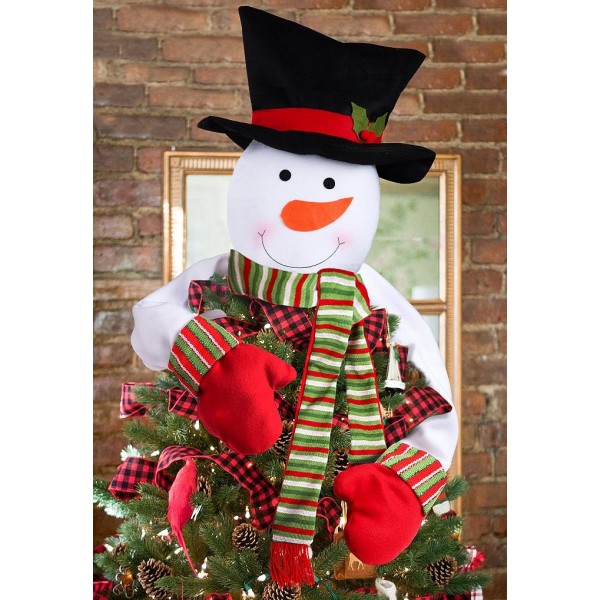 Christmas Tree Topper Snowman Hugger