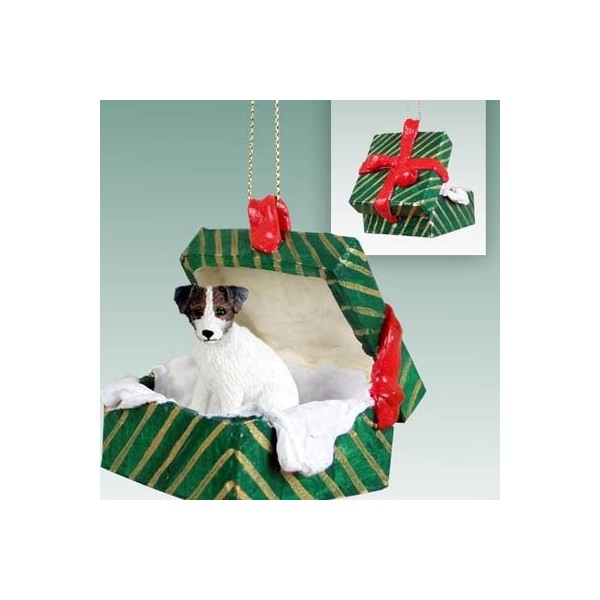 Jack Russell Christmas Ornament Hanging