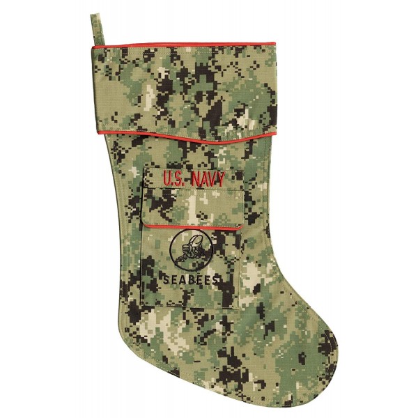 Camosock SB 456 Seabees Christmas Stocking