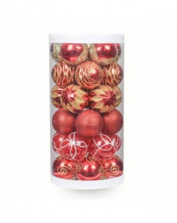 ChristmasExp Red Christmas Ball Ornaments