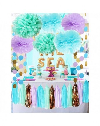 Mermaid Party Decorations Birthday Supplies