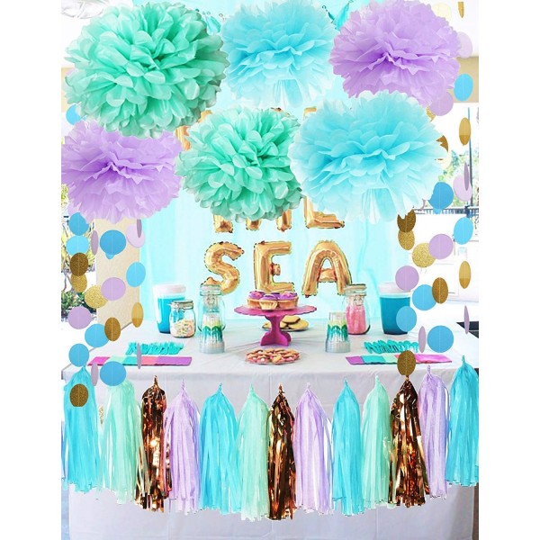 Mermaid Party Decorations Birthday Supplies