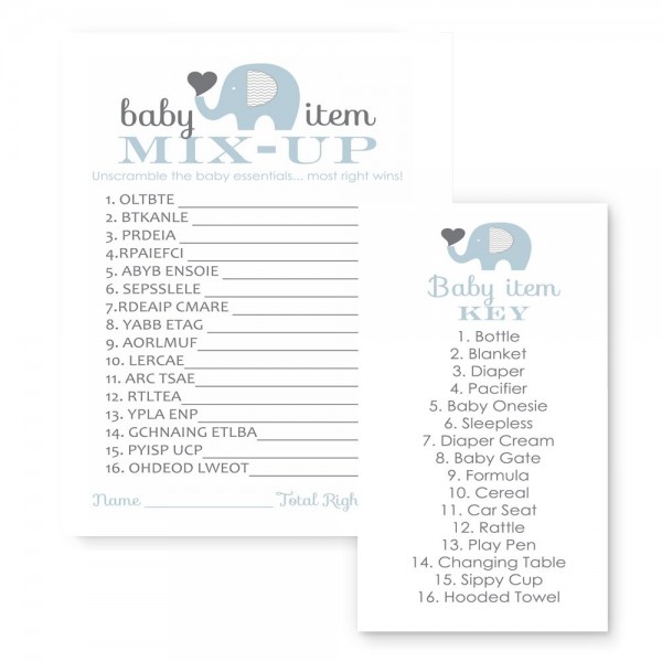Paper Clever Party Elephant Scramble Paper Clever Party Elephant Scramble