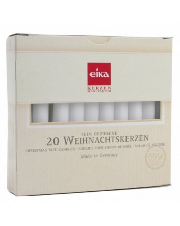 German Christmas Tree Candles WHITE