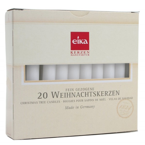 German Christmas Tree Candles WHITE