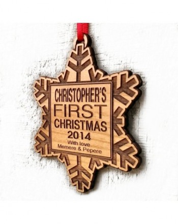 Personalized New Baby Christmas Gift Ornament