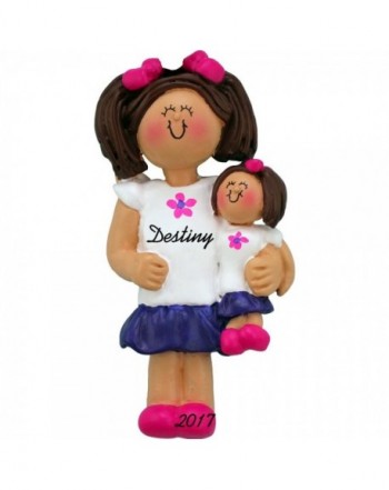 Girl Doll Personalized Christmas Ornament