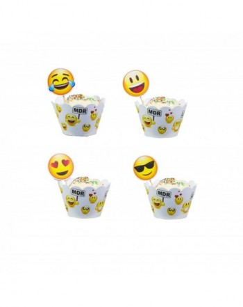 Emoji Cupcake topper Birthday Party