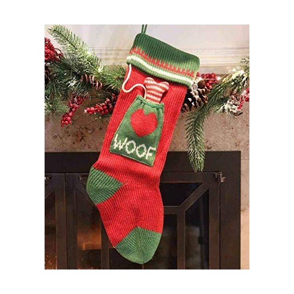 Pet Woof Dog Christmas Stocking