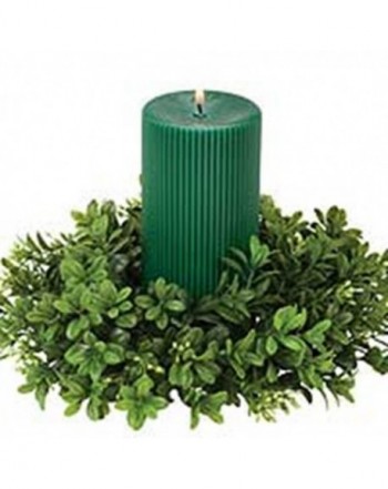 Boxwood Candle Rings 4 5 Inch