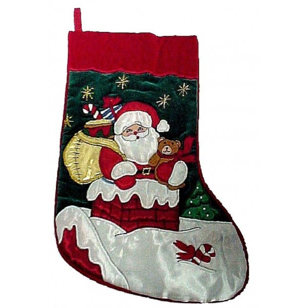 Gorgeous Christmas Stocking Chimney HP99028