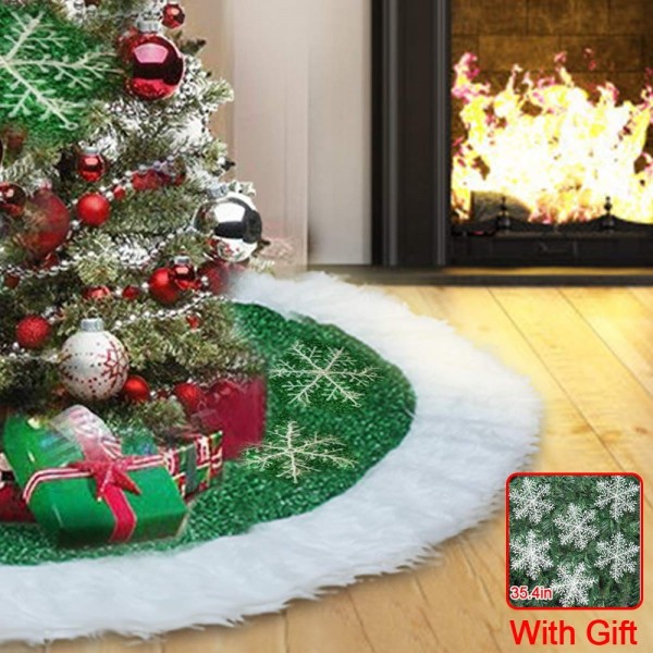 Christmas Skirts Decorations Snowflakes Outdoor