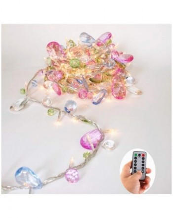 DealBeta Lights Bohemia Jewels Colorful Lights Battery Remote Timer