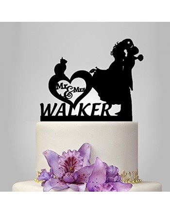 buythrow Wedding Topper Silhouette Decoration