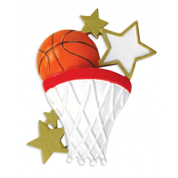 Basketball Personalized Christmas Ornament Polar